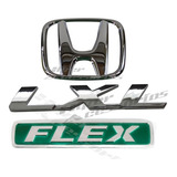 Emblemas Lxl Flex E Logo H Volante New Civic 2007 A 2018