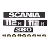 Emblemas Scania 112h P 02 Lados C Travas Sc Bicudo