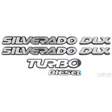Emblemas Silverado Dlx Turbo Diesel Modelo Original