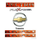 Emblemas Vectra Flex + Laterais Elegance + Mala - 2006 À 09