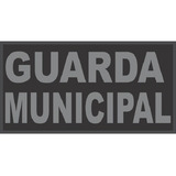 Emborrachado Costas Guarda Municipal Preto cinza Capa Colete