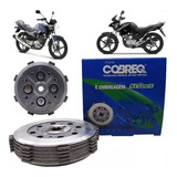 Embreagem Yamaha Factor 125 2009 A 2018 Kit Completo Cobreq