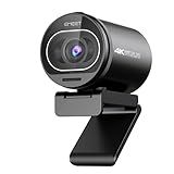 EMEET Webcam 4K Para PC- Webcam S600 Com Sensor Sony- 2 Microfones De Redução De Ruído- FOV De 65- A 88-- Foco Automático TOF- Capa De Privacidade Rotativa Integrada- 1080p A 60FPS- Ideal Para