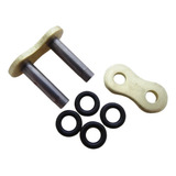 Emenda Corrente De Moto Rebitada Passo 525 C retentor Kmc