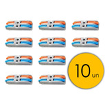 Emenda Eletrica Conector Tipo Borne 10 Pcs Duplo Pct 2 2
