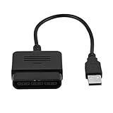 Emoshayoga Adaptador De Controlador De Jogos USB 2 0 Conversor Adaptador USB Compatível Com Playstation Controller PS2 Para PS3 PC