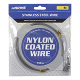 Empate De Aço Inox Em Nylon 10m 70lv Vários Pesos Marine