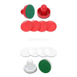 Empurradores De Air Hockey De Plástico 2 Peças E Discos De