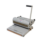 Encadernadora Excentrix Duplo Anel Conjugada 2x1 Com Capacidade Para 15 Folhas Oficio