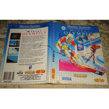 Encarte Capa Winter Olympics Original Tec Toy Master System