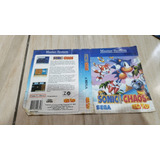 Encarte Original Do Sonic Chaos Do Master System