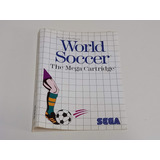 Encarte Original World Soccer Master System