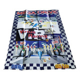 Encarte Poster Do Virtua Racing Mega Drive