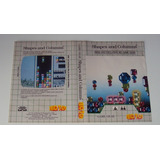 Encarte Shapes And Columns Original Tectoy Game Gear