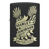Encendedor Zippo Harley Davidson Design Negro