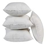Enchimento Almofada Refil 45x45 Silicone Kit Com 4 Unidades