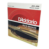Encordoamento Aço 013 Violão Tensão Pesada Daddario Original