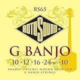 Encordoamento Banjo 5 Cordas Rotosound G Banjo RS65 010 010