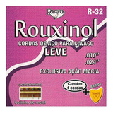 Encordoamento Cavaquinho Tensão Leve 0 24 R32 Rouxinol