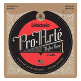 Encordoamento Daddario Pro Arte Violão Nylon Ej45 Media Nf e