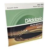 Encordoamento De Aço 012 Daddario Jogo De Cordas P Violão