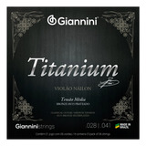 Encordoamento Gianinni Titanium Violão Nylon Tensão Média