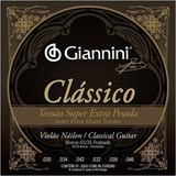 Encordoamento Giannini Genwsxpa Violão Super Extra Pesada