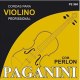 Encordoamento Jogo Cordas Para Violino Paganini