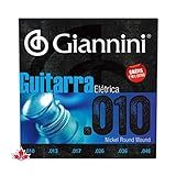 Encordoamento Para Guitarra Giannini Niquel 010