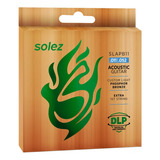 Encordoamento Para Violão Dlp P bronze Calibre 0 011 Solez