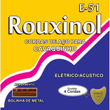 Encordoamento Rouxinol Cordas Aço Cavaquinho Cavaco