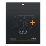 Encordoamento Sg Cordas 010 Violão Aço Bronz Sg Plus Coated