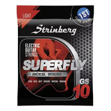 Encordoamento Strinberg Gs10 Jogo Cordas 010 Guitarra Gs 10