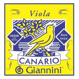 Encordoamento Viola Giannini Canário Cobre Prateado