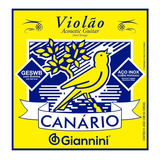 Encordoamento Violão Aço Inox Jogo C 6 Giannini Canario Novo