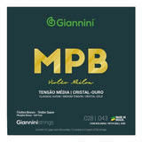 Encordoamento Violão Genwbs Série Mpb Nylon Médio Giannini