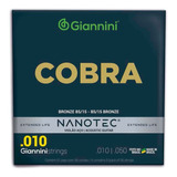 Encordoamento Violão Giannini Geefle Pn Aço Nanotec 0 010