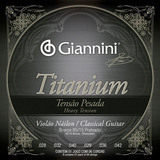 Encordoamento Violão Nylon Giannini Titanium Média Genwtm