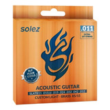 Encordoamento Violão Solez Dlp Calibre 0 011