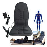Encosto Massageador Elétrico Carro Sofá Cama Cadeira Bivolt Cor Preto 110v 220v