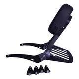 Encosto sissy Bar Honda Shadow 600 Preto cromado