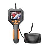 Endoscópio Industrial Endoscópio Industrial 1080P Digital Borescope IP68 à Prova D água Snake Scope Camera Câmera Eletrônica Vídeo Para Tirar Fotos Câmera De Inspeção Portátil Com Tela IPS De 2 8 Polegadas Com Luz LED