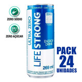 Energético Life Strong Energy Drink 24 Unidades Tradicional
