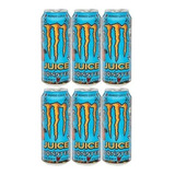 Energetico Monster Energy Fardo Com 6 Latas De 473ml Sabores Monster Energy Drink Juicy Mango Loco