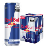 Energético Red Bull Energy Drink 355 Ml 4 Latas 
