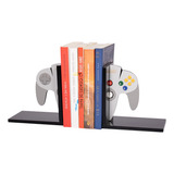 Enfeite Aparador De Livros Cd Controle Gamer Nintendo 64 Mdf