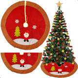 Enfeite Base Saia Grande Para Pinheiro Natal Papai Noel 90cm