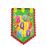 Enfeite De Carnaval Escudo Porta Bandeira Bloquinho Piffer Cor Colorido