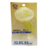 Enfeite De Silicone Água Viva Fluorescente Para Aquário Cor Amarelo
