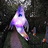Enfeite Decoração Halloween Fantasma Enfeite Com Led Pisca Animafest Modelo 4 